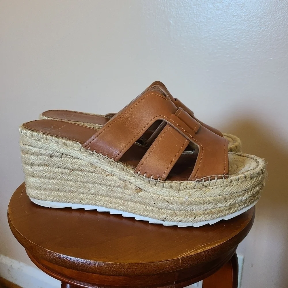 Marc Fisher Robbyn Espadrille Platform Wedge Sandal